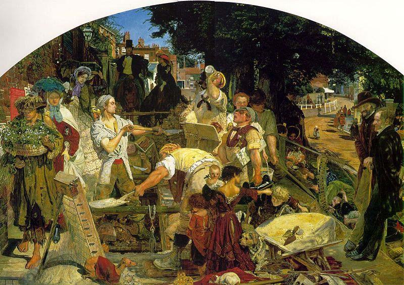Ford Madox Brown Work Norge oil painting art